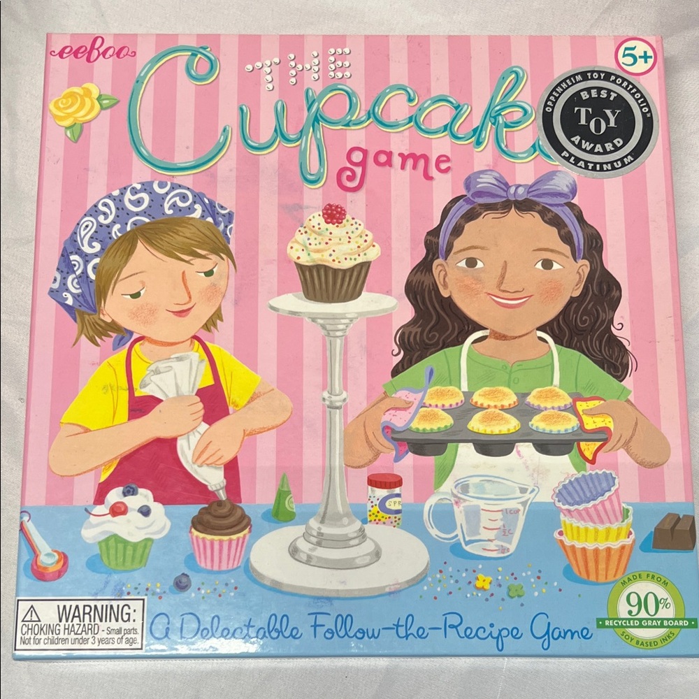 eeBoo The Cupcake Game Game ages 5 and up
